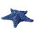 ENFEITE DECORATIVO ESTRELA DO MAR AZUL - G - Imagem 1