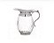 JARRA PEQUENA DE VIDRO EM PRATA - 750ml - Imagem 1