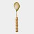 COLHER DE ARROZ E AFINS DOURADO - BAMBU NATURAL (UNIDADE) - Imagem 1