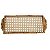 CONJUNTO BANDEJAS PAULA DE PALHA E BAMBU COM VIDRO - 3 PÇS - Imagem 2