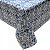 TOALHA DE MESA RETANGULAR IKAT AZUL 3M - Imagem 1