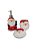 KIT PARA BANHEIRO NOEL COM 3 PÇS - Imagem 1
