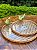 BANDEJA PENEIRA DE VIME NATURAL COM VIDRO P - PÁSSARO VERDE - Imagem 3