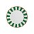 PRATO SOBREMESA STRIPE VERDE - UNIDADE - Imagem 1