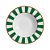 PRATO FUNDO STRIPE VERDE - UNIDADE - Imagem 1