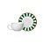 XÍCARA DE CAFÉ COM PIRES STRIPE VERDE - UNIDADE - Imagem 1