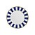 PRATO SOBREMESA STRIPE AZUL - UNIDADE - Imagem 1
