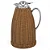 GARRAFA TÉRMICA AÇO INOX C/ RATTAN MARROM ARTIFICIAL 1,5L - Imagem 2