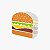 PORTA GUARDANAPO DE VIDRO - HAMBÚRGUER (LINHA HAMBURGUER) - Imagem 2