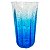 COPO ALTO BOLHAS ACRÍLICO AZUL DEGRADE - Imagem 1