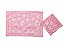KIT 4 JOGOS AMERICANOS COM GUARDANAPOS NORONHA ROSA - Imagem 1