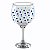TAÇA GIN TRANSPARENTE COM BLUE BOLL - Imagem 1