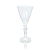 TAÇA DE ÁGUA EM VIDRO LILI TRANSPARENTE - Imagem 1