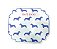 JOGO AMERICANO RETANGULAR AZUL E BRANCO - HOT DOG (LINHA HAMBÚRGUER) - Imagem 1