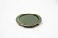 PORTA JARRA LISO VERDE MUSGO COM PÉ DOURADO - Imagem 1