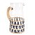 JARRA DE VIDRO COM RATTAN AZUL - 24 CM - Imagem 2