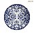 PRATO RASO DOLCE MARE AZULEJO PORTUGUES AZUL - Imagem 1