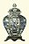 QUADRO GRAVURA VASO DE PORCELANA I - BLUE E WHITE - Imagem 2