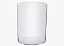 VASO EM VIDRO TRANSPARENTE CILINDRICO - Imagem 1