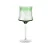 TAÇA EM VIDRO MARRAKECH VERDE E TRANSPARENTE - Imagem 1