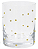 COPO BAIXO EM VIDRO TRANSPARENTE DOTS - Imagem 1