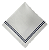 GUARDANAPO DE MESA C/ BORDADO DUPLO - AZUL MARINHO - Imagem 1