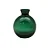 MINI VASO COLLOR BOJUDO DECORATIVO EM VIDRO VERDE - Imagem 1