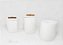 CONJUNTO DE 3 PEÇAS BRANCO - BAMBU - Imagem 1