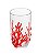 CJ 6 COPOS ALTOS ACRILICO CORAL VERMELHO 650ML - Imagem 3