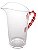 JARRA ACRILICO CORAL VERMELHO 2,4L - Imagem 2