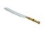 FACA P/ PAO DE AÇO INOX C/ CABO DE PLASTICO BAMBU LUXO - 31CM - Imagem 1
