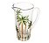 JARRA CRISTAL DE CHUMBO PALM TREE HANDPAINT - 1,2L - Imagem 4