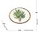 PRATO RASO DE MELAMINA PALM TREE BRANCO - 27CM - Imagem 3