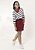 Short Saia Ellen Mini Bordô Feminina - Imagem 3