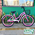 Bicicleta 26 Zero Beach Retrô 26 Pink/Branca - Imagem 1