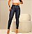 Calça Jeans Feminina Detalhes Ziper Cós Alto Modelador - Imagem 3