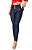 Calça Jeans Feminina Detalhes Fivela Cós Alto Modelador - Imagem 1
