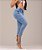 Calça Jeans Detalhes Ziper Barra Com Bolso Emoina Bumbum - Imagem 2