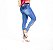 Calça Jeans Feminina Detalhes Transado Cós Alto Jeans Premium Modeladora - Imagem 3