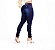 Calça Jeans Feminina Detalhes Transado Cós Alto Jeans Premium Modeladora - Imagem 3
