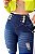 Calça Jeans Feminina Cós Alto Elastico 6 Botões Jeans Premium Modeladora - Imagem 1