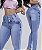 Calça Jeans Feminina Ziper Modeladora Cós Alto Laycra - Imagem 1