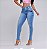 Calça Jeans Feminina Ziper Modeladora Cós Alto Laycra - Imagem 2