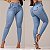 Calça Jeans Feminina 6 Botões Elastico Na Cintura Levanta Bumbum - Imagem 3