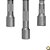 Kit Extensão Manual Profissional Para Soquetes e Catraca 1/2" - 3pçs (3/5/10pol) - Imagem 2