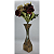 Vaso Solitário Decorativo De Pinus Artesanal - Imagem 1