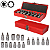 Jogo Soquete E-torx E Bits Torx 1/2 Crv + Maleta 16pçs Corneta - Imagem 1