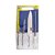 Kit De Facas Inox Para Cozinha Carne Peixe Com Chaira - 4pçs - Imagem 2