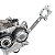 Chave para Travar Polia Dentada Comandos De Válvulas Motor Ea211 1.4 16v - Imagem 3