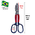 Tesoura Chapa Funileiro Americana Corneta 8 Polegadas (rara) - Imagem 2
